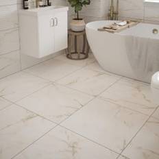 Bolero White Matt Porcelain Wall & Floor Tile 600 x 600mm