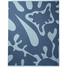 Åhléns Home Jacquardvävd Pläd JESSY 130x170 cm Filtar Plädar Blå Filt (170x130cm)