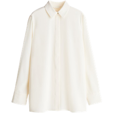 H&M Crêpe Shirt - Cream