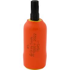 Socket Bits T45 X 3/8 In Drive Torx 1000V Insulated T645-I Socket Bit