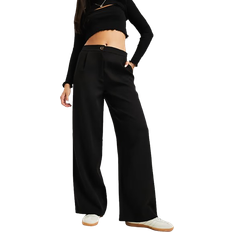 Tailored Wide Leg Trouser - Black