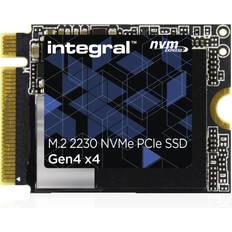 Integral 2 TB M.2 NVMe 2230 PCIe Gen4 x4 SSD – läshastighet upp till 5 000 MB/s, skrivhastighet upp till 3 200 MB/s – solid state-enhet. Ventilångdäck, Microsoft Surface Pro, PC och bärbar