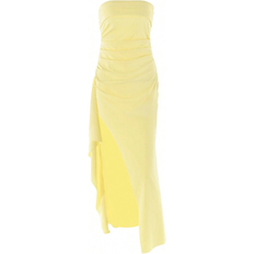 Shein Plissiertes Brautjungfernkleid mit Rüschenbesatz - Einfarbig