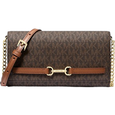 Michael Kors Carson Large Signature Logo Convertible Crossbody Bag - Brown