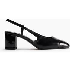 H&M Block-heeled Slingbacks Black
