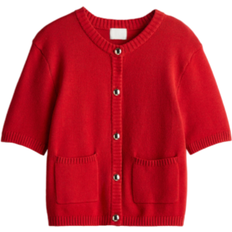 H&M Short-Sleeved Cardigan - Red
