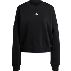 adidas Essentials Small Logo Feelcozy Sweatshirt - Black