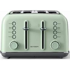 Brødristere Buydeem 4 Slice Long Slot Crumb Retro