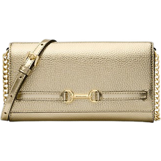 Guld Handväskor Michael Kors Carson Large Metallic Pebbled Leather Crossbody Bag - Gold