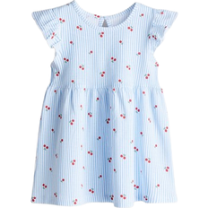 Dresses Children's Clothing H&M Printed Cotton Dress - Light Blue/Cherries (1265912005)