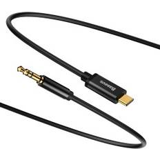 Usb aux adapter Baseus Stereoljudkabel AUX Adapter 3,5 mm Minijack USB-C 120 cm 1.2m