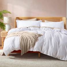 Nestl Set Full Size 3 Piece Duvet Cover White (228.6x203.2cm)