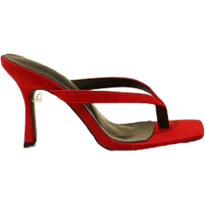 Shein Women's Classic Minimalist Striped Thong High Heel Sandals