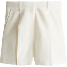 H&M Linen Blend Shorts - White