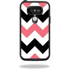 Mobile Phone Accessories MightySkins LIFLGG5 Black Pink Chevron Skin for Lifeproof LG G5 Case Fre Wrap Cover Sticker