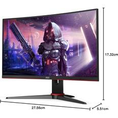 AOC Gaming C24G2AE 24 Inch FHD Curved Monitor