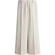 H&M Wide Leg Dress Pants - Light Beige
