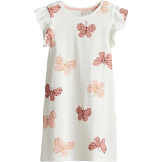 H&M Printed Jersey Nightdress - Cream/Butterflies (1272039002)
