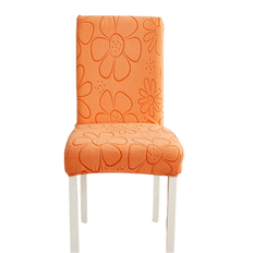 Multicoloured Loose Chair Covers HOD Home Floral Design Loose Chair Cover Orange