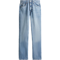 H&M Straight High Jeans - Light Denim Blue