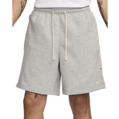 Nike Men's Standard Issue 8" Dri-FIT Fleece Basketball Shorts DK GREY