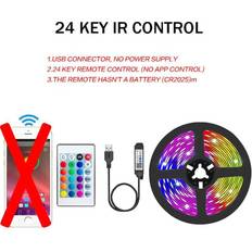 24K Controller 3M 1m-30m Usb Led Lights Light Strip