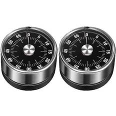 Black Kitchen Timers Kikidex Munich Black Clock With Loud Alarm Kitchen Timer