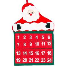 Advent Calendars FitVille Diy Calendar Kit Felt Fabric Countdown Tree With 24 Toy Pockets