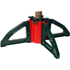 Christmas Tree Stands Northlight with Clamping System 30-Inches Red Christmas Tree Stand