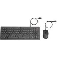 HP 150 Wired Mouse and Keyboard Black