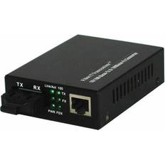 Kenable Fibre Optic MM Media Converter 100FX SC To RJ45 Ethernet 10/100 TX