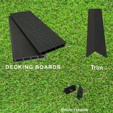 Dirty Pro Tools Onyx Black 18 Square Metres Per SQM Composite WPC Decking Boards