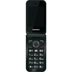 Mobiltelefoner Daewoo 2,8 Tum Svart Mobiltelefon för Seniorer