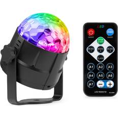Fuzzix Tornado RGB Discolampa Med Sugkoppsstativ