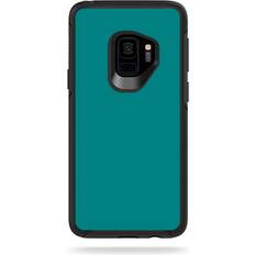 Turquoise Mobile Phone Cases MightySkins OTSSGS9 Solid Teal Skin for Otterbox Symmetry Galaxy S9