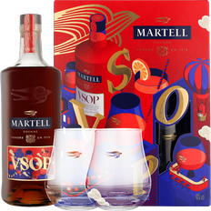 Martell VSOP Cognac Glasses Gift Set 70 cl 40% 70cl