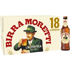 Moretti Beer & Spirits Moretti Birra Lager Beer 18 x 330 ml 70cl