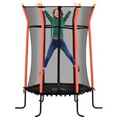 Trampolines Homcom Kids Trampoline Mini Bouncer With Enclosure Safety Net