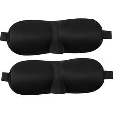 Tlily 2X Sleep Eye Mask Black Travel Sleep Aid Rest