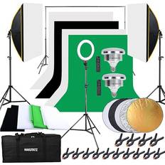 Hakutatz Professionellt Fotostudioset Grön Skärm Med Stativ