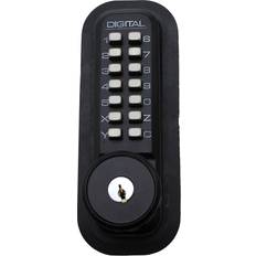 Door Locks & Deadbolts Lockey 2210KO 2000 Series Keyless Entry Single Combination Black 1.625