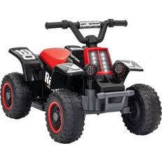 Aiyaplay Electric Quad Bike Black & Red 6V