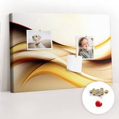 Yellow Bulletin Boards East Urban Home Kurtis Wall Mounted Cork Board 40cm H x 60cm W x 2.5cm D