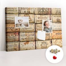 Brown Bulletin Boards East Urban Home Majour Wall Mounted Cork Board 40cm H x 60cm W x 2.5cm D