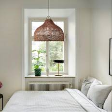 17 Stories Rattan Hanging Shade Light Pendant Lamp