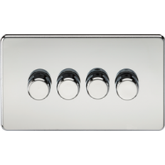 Elartiklar Knightsbridge 4G 2-way 10-200W Intelligent Screwless Dimmer
