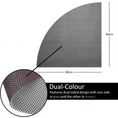 Reversible Anti Slip Corner Shower Mat 60 x 60 cm