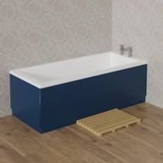 Aquariss Bath Panel 18mm MDF Painted Matte Blue 1800mm Front Side Panel