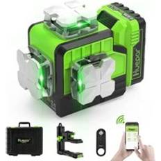 Huepar 3D Laser Level Self Leveling Bluetooth Outdoor Line Laser Green P03CG