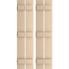 Windows Ekena Millwork Rustic 2 Board Spaced Board Spaced Board Smooth 11.5x70 Timber Window Shutter